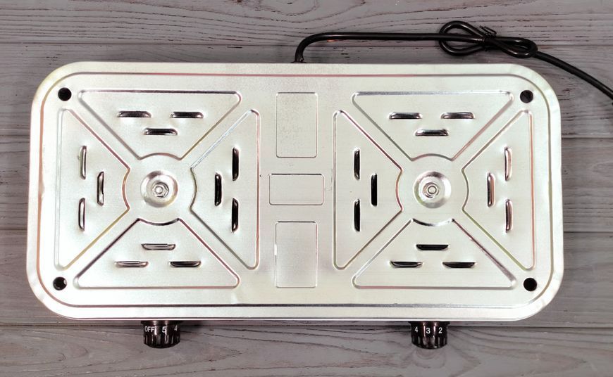 Двухконфорочная электрическая плита переносная SHot Plate JX-2020А 2000W / Дисковая электроплитка настольная JX-2020А фото