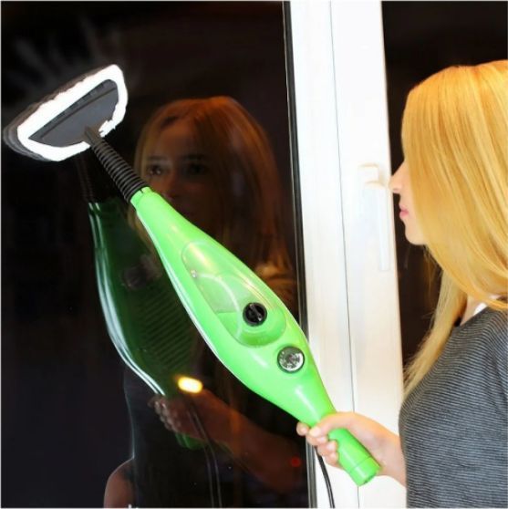 Парова Швабра універсальна Steam Cleaner MOP X5 5 в 1, Потужний пароочищувач H2O ТМ -108 фото