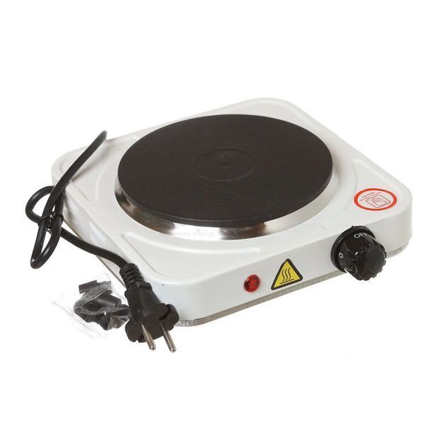 Одноконфорочная электрическая плита переносная Hot Plate JX-1010A / Дисковая электроплитка настольная JX-1010A фото
