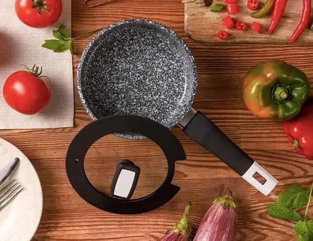 Ковшик (1,9 л / &Oslash;18см ) Edenberg EB-3328 с гранитным покрытием и стеклянной крышкой EB-3328 фото