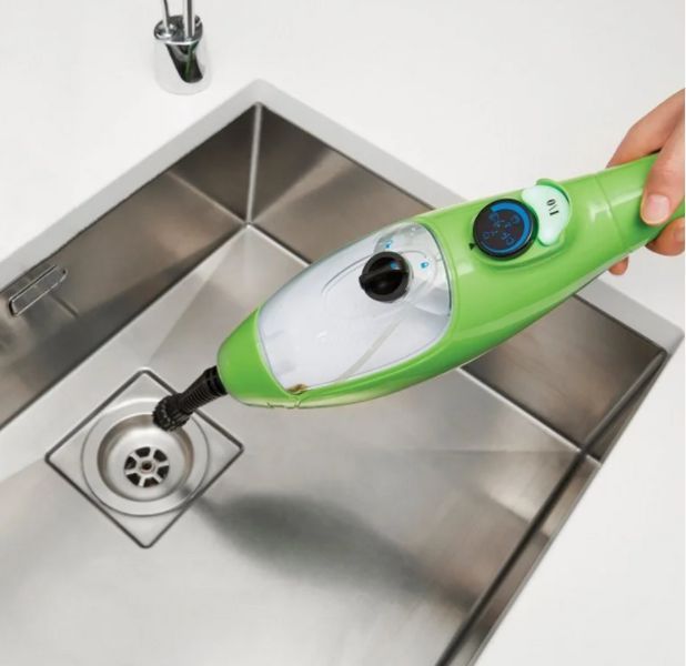 Парова Швабра універсальна Steam Cleaner MOP X5 5 в 1, Потужний пароочищувач H2O ТМ -108 фото