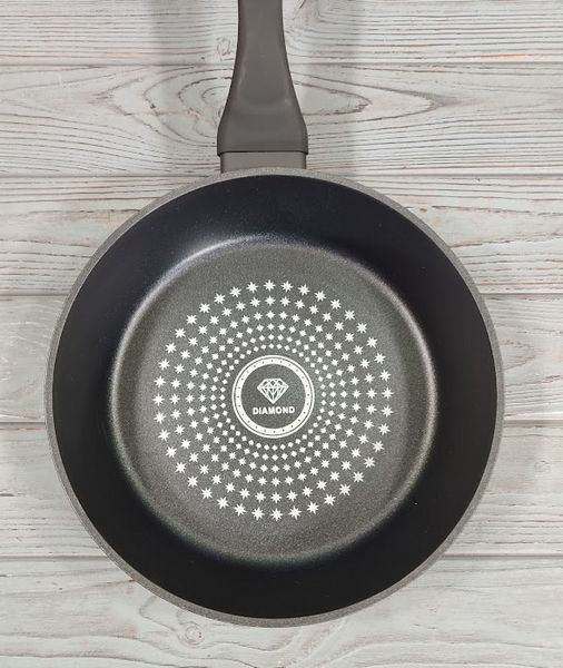 Глубокая сковородка 24 *6,5 см Benson BN-448 2,4 л с алмазным антипригарным слоем BN-448 фото