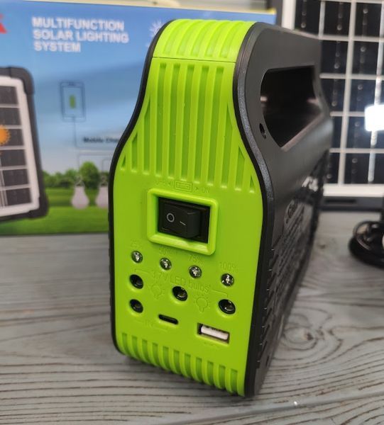 Солнечная станция / Фонарь-светильник аккумуляторный с PowerBank + 2 лампочки COBA CB-999A CB-999A фото