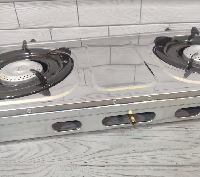 Настольная газовая плита на 2 конфорки, таганок Styleberg ST-2722 для баллонного газа для дома и дачи ST-2722 фото