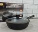 Глубокая сковородка 24 *6,5 см Benson BN-448 2,4 л с алмазным антипригарным слоем BN-448 фото 5