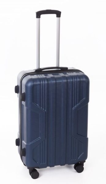 Средний дорожный чемодан ABS-пластик Travel World R33423M-DB (Dark blue/Темно-синий) на колёсах на колёсах R33423M-DB фото