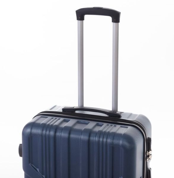 Средний дорожный чемодан ABS-пластик Travel World R33423M-DB (Dark blue/Темно-синий) на колёсах на колёсах R33423M-DB фото