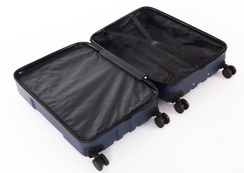 Средний дорожный чемодан ABS-пластик Travel World R33423M-DB (Dark blue/Темно-синий) на колёсах на колёсах R33423M-DB фото