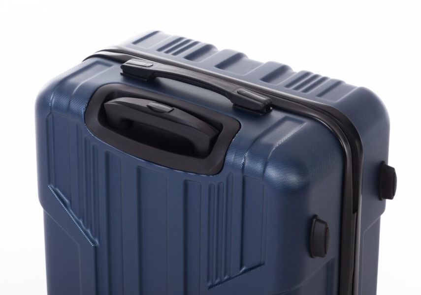 Средний дорожный чемодан ABS-пластик Travel World R33423M-DB (Dark blue/Темно-синий) на колёсах на колёсах R33423M-DB фото