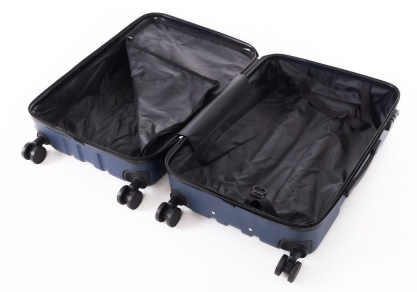 Средний дорожный чемодан ABS-пластик Travel World R33423M-DB (Dark blue/Темно-синий) на колёсах на колёсах R33423M-DB фото