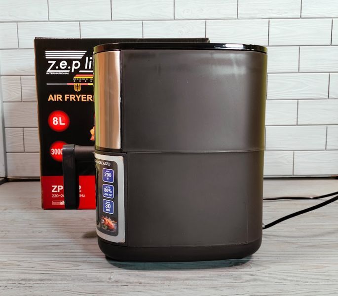 Аерофритюрница Zepline ZP-092 8л 3000W / Безмаслянная электрическая фритюрница ZP-092 фото