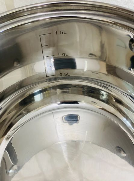 Набір кухонного посуду із нержавіючої сталі 12 предметів Edenberg EB-4001 5-Шарове Важке Дно EB-4001 фото