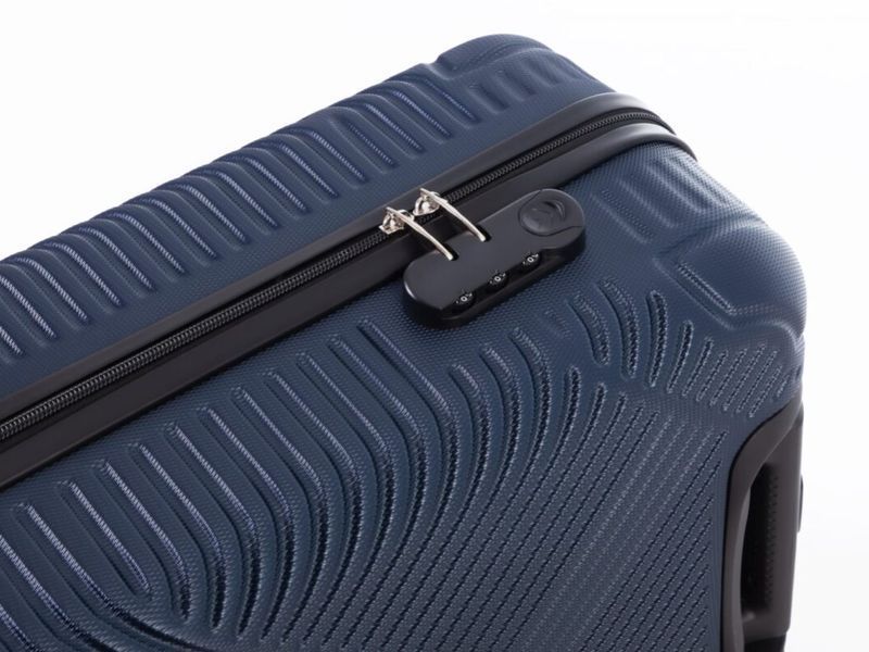 Малый дорожный чемодан ABS-пластик Travel World R33422S-DB (Dark blue/Тёмно-синяя) на колёсах R33422S-DB фото