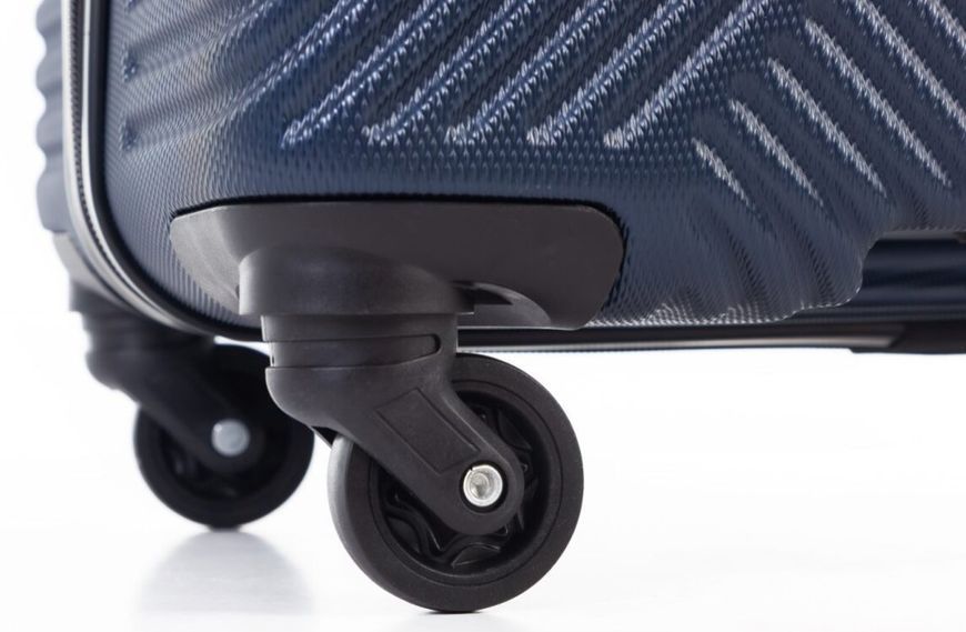 Малый дорожный чемодан ABS-пластик Travel World R33422S-DB (Dark blue/Тёмно-синяя) на колёсах R33422S-DB фото