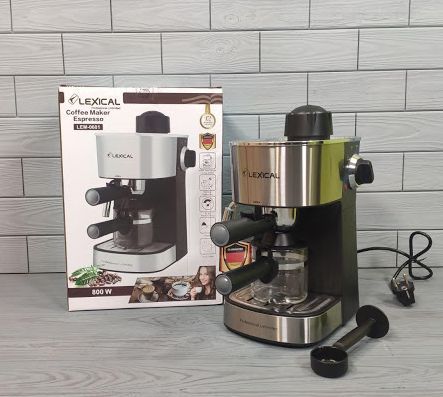Кофемашина с капучинатором Lexical LEM-0601 | 800W Кофеварка Espresso LEM-0601 фото