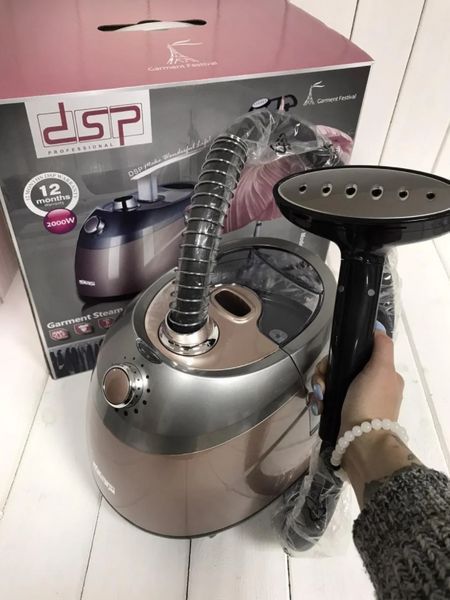 Вертикальный отпариватель для одежды объём 2,5 литра DSP KD-6016 2000W (Коричневый) KD-6016 фото