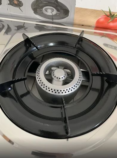 Настольный газовый таганок на 3 конфорки Wimpex DT-1103 Переносная газовая плита нержавейка на 3 конфорки DT-1103 фото