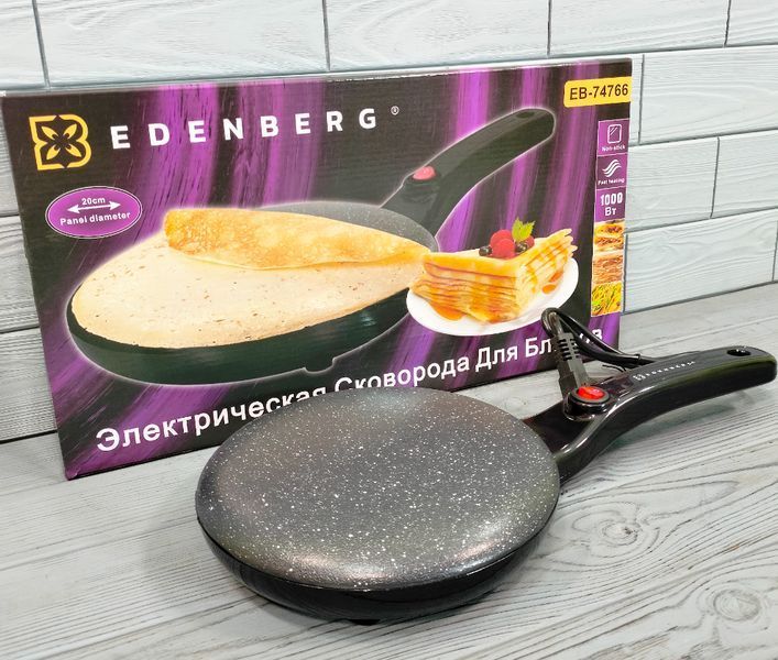 Заглибна млинниця Edenberg EB-74766 для рівномірного випікання тонких млинців EB-74766 фото