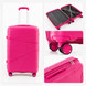 Большой дорожный чемодан полипропилен SONADA R37253L-P (Pink/Розовый) на колесах и кодовым замком R37253L-P фото 1