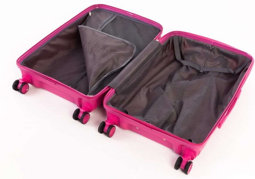 Большой дорожный чемодан полипропилен SONADA R37253L-P (Pink/Розовый) на колесах и кодовым замком R37253L-P фото